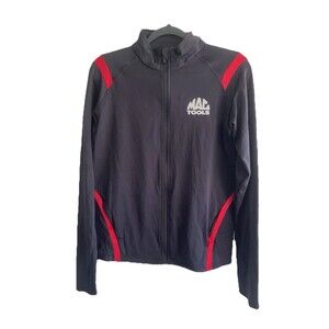 Mac Tools Womens Size L Long Sleeve Lightweight Full Zip Black And Hoodie Jacket